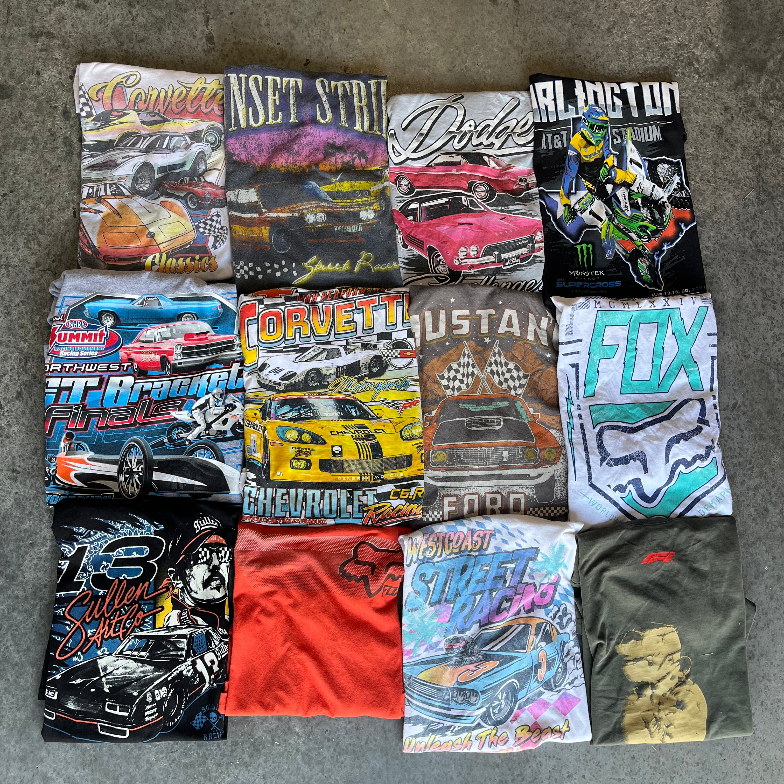 Wholesale Racing & Cars Graphic T-Shirts