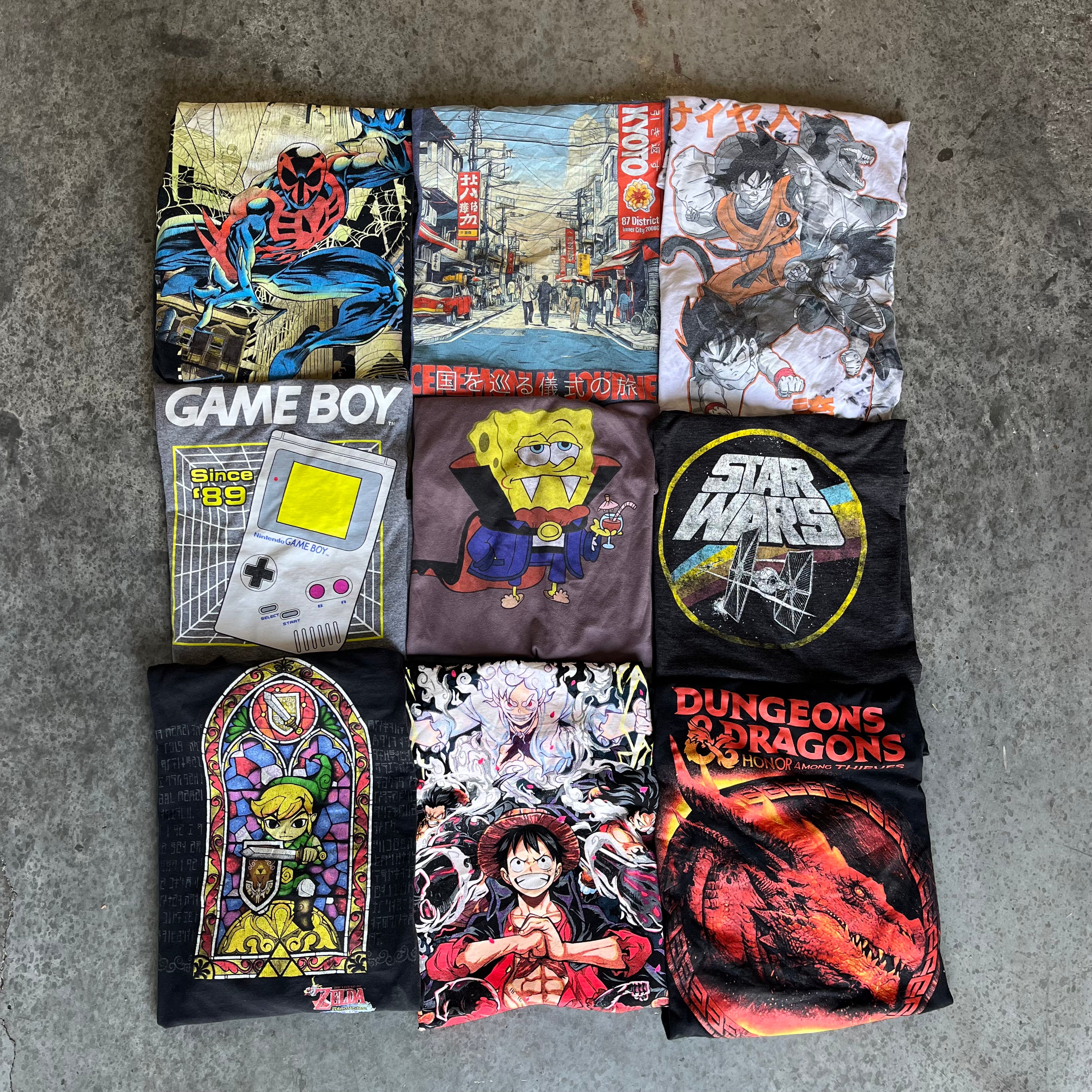 Wholesale Anime, Comic & Video Game T-shirts